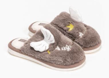 Γούνινες παιδικές παντόφλες angel - Πούρο - Issue - 