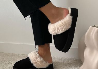 ΓΟΥΝΙΝΕΣ ΠΑΝΤΟΦΛΕΣ ΜΑΥΡΕΣ - DANY - fashionroom - 