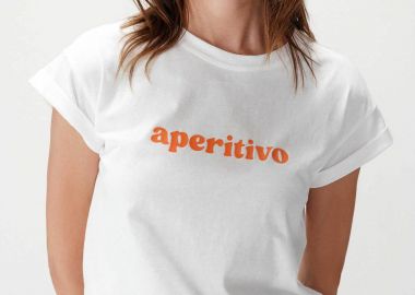 Grace & Mila γυναικείο T-shirt με lettering Regular Fit 