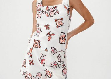 Grace & Mila γυναικείο τοπ αμάνικο με floral print 