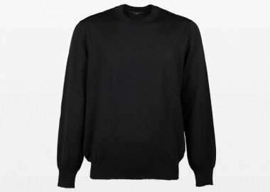 GRAN SASSO Ανδρικό Μαύρο Black Sweater - GRAN SASSO - 