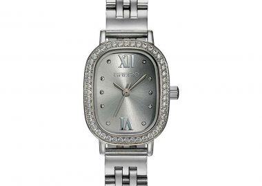GREGIO Aurora Crystals - GR450010, Silver case with Stainless Steel Bracelet - Gregio - 