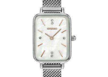 GREGIO Crystals Gift Set - GR430011, Silver case with Stainless Steel Bracelet - Gregio - 