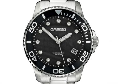 GREGIO Crystals Ladies - GR530010, Silver case with Stainless Steel Bracelet - Gregio - 