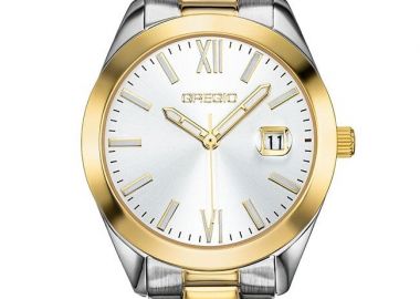 GREGIO Esencia - GR620040, Silver & Gold case with Stainless Steel Bracelet - Gregio - 