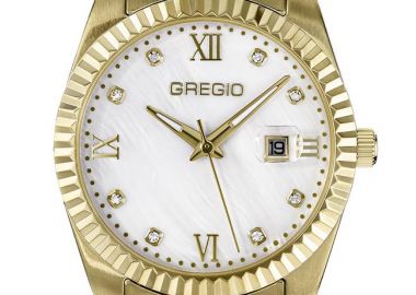GREGIO Mallory - GR360020 Gold case with Stainless Steel Bracelet - Gregio - 