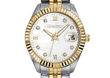 GREGIO Mallory Petit Crystals - GR480040 Silver case with Stainless Steel Bracelet - Gregio - 