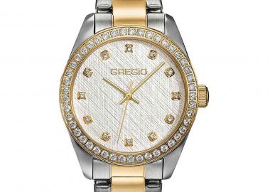 GREGIO Nova Crystals - GR440040 Silver case with Stainless Steel Bracelet - Gregio - 
