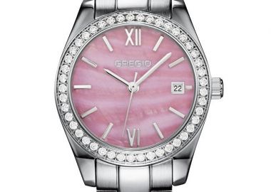 GREGIO Perlee Crystals - GR660011, Silver case with Stainless Steel Bracelet - Gregio - 