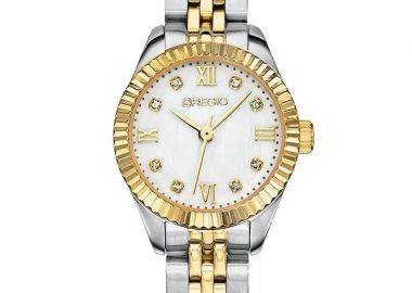GREGIO Serenite Mini - GR610040, Silver & Gold case with Stainless Steel Bracelet - Gregio - 