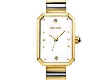 GREGIO Sovrana - GR640040, Gold case with Stainless Steel Bracelet - Gregio - 
