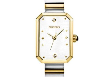 GREGIO Sovrana - GR640043, Gold case with Stainless Steel Bracelet - Gregio - 