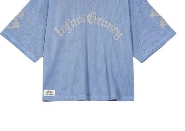 Grimey Chief Watcher Mesh Ανδρικό Boxy Tee - Μπλε-GAMBT782-BLUE - GRIMEY - 