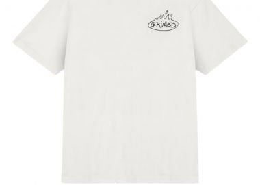 GRIMEY Unisex T-Shirt The Character - Λευκό-GAC805-WHITE - GRIMEY - 