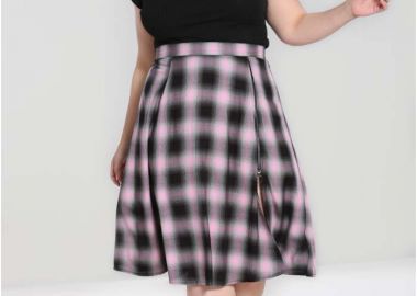 grunge καρώ φούστα Hailey - PerfectDress.gr - 