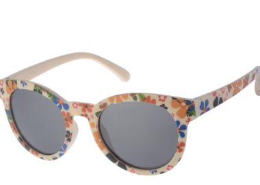 Γυαλιά Ηλίου Paolo Moss Matt Beige With Orange Flower Paper Wrap (5-8Y) 2013260323-Smoke Solid Κορίτσι - Paolo Moss - 