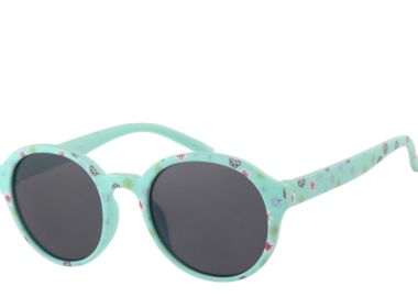 Γυαλιά Ηλίου Paolo Moss Matt Blue With Flower Pattern Transfer (0-4Y) 2013160261-Smoke Solid Κορίτσι - Paolo Moss - 