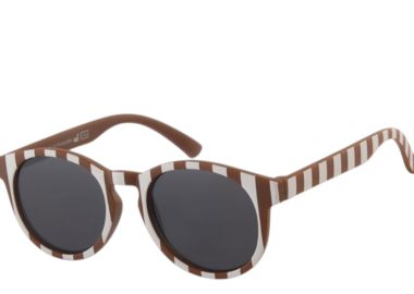 Γυαλιά Ηλίου Paolo Moss Matt Brown With White Stripe (0-4Y) 2013140281-Smoke Solid Unisex Παιδικό - Paolo Moss - 