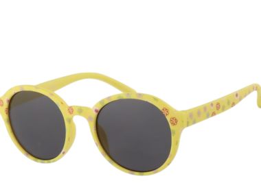 Γυαλιά Ηλίου Paolo Moss Matt Yellow With Flower Transfer (0-4Y) 2013160263-smoke solid Κορίτσι - Paolo Moss - 