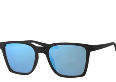 Γυαλιά Ηλίου Paolo Moss Rubber Touch & Black With Blue Paint 2013071082-Smoke Solid-Blue Revo Γυναικείο - Paolo Moss - 