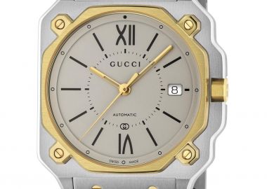 GUCCI G-Flat Automatic Swiss Made - YA166403, Silver case with Stainless Steel Bracelet - Gucci - 