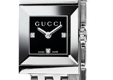 GUCCI G-Frame Diamond Swiss Made - YA128507, Silver case with Stainless Steel Bracelet - Gucci - 