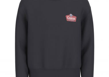 Guess ανδρική μπλούζα φούτερ με logo print - M6RQ21KCPR1 Μαύρο - GUESS - 