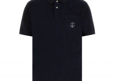 Guess ανδρική μπλούζα πόλο κοντομάνικη Slim Fit - M6GP48K3476 Σκούρο Μπλε - GUESS - 