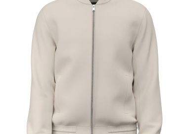 Guess ανδρικό bomber jacket Regular Fit - M6RL09WJ362 Υπόλευκο - GUESS - 