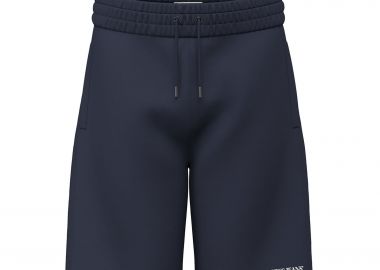 Guess ανδρικό σορτς με logo print - M5GD49KCPR1 Μπλε Navy - GUESS - 
