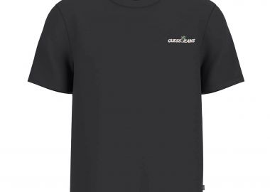 Guess ανδρικό T-shirt με graphic print Regular Fit - M6GIC0K8HM0 Μαύρο - GUESS - 