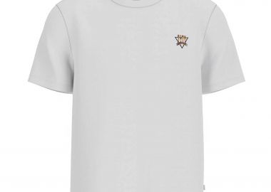 Guess ανδρικό T-shirt με κεντημένο λογότυπο Regular Fit - M6GIB7K8HM0 Λευκό - GUESS - 