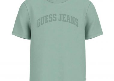 Guess ανδρικό T-shirt με logo print Regular Fit - M6GIB6K8FQ4 Πράσινο - GUESS - 