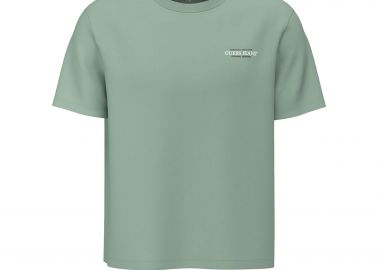 Guess ανδρικό T-Shirt με λογότυπο Slim Fit - M4YI55K8HM0 Πράσινο - GUESS - 