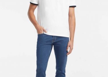 Guess ανδρικό τζιν παντελόνι πεντάτσεπο Slim Fit - M4YA1CD5DM2 Denim Blue - GUESS - 