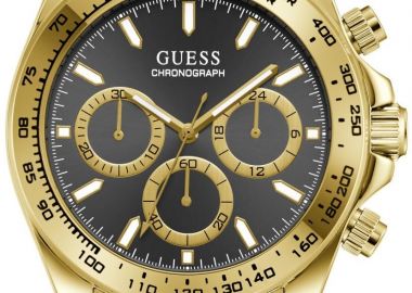 GUESS Arthur Chronograph - GW1058G2, Gold case with Stainless Steel Bracelet - Guess - 