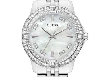 GUESS Colette Crystals - GW1027L1, Silver case with Stainless Steel Bracelet - Guess - 