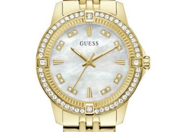 GUESS Colette Crystals - GW1027L2, Gold case with Stainless Steel Bracelet - Guess - 