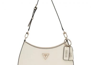 Guess εκρού τσάντα ώμου Noelle Top zip - Guess - 