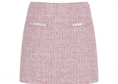 Guess γυναικεία mini tweed φούστα Regular Fit - W6RD56WJ632 Ροζ - GUESS - 