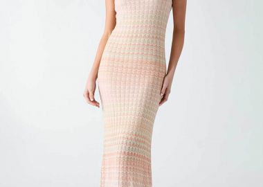 Guess γυναικείo maxi αμάνικο φόρεμα ''Rosalyn'' - W6GKA2Z0749 Ροζ - GUESS - 