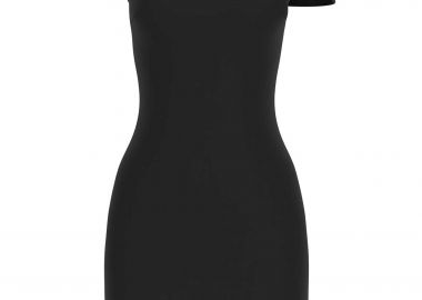 Guess γυναικείο mini αμάνικο φόρεμα με off-shoulder σχέδιο 