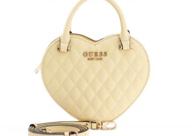 Guess γυναικείο mini bag σε σχήμα καρδιάς 