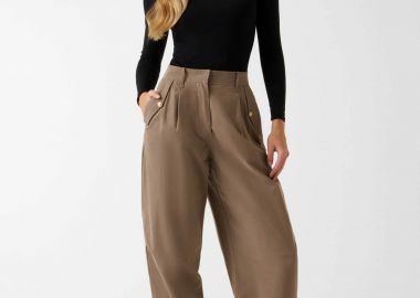 Guess γυναικείο παντελόνι Wide Leg - W6RB08WJ692 Μπεζ - GUESS - 