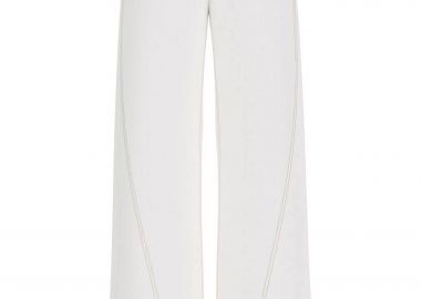 Guess γυναικείο τζιν παντελόνι με ελαστική μέση Extra Wide Leg - W6GA2JD5NW2 Λευκό - GUESS - 