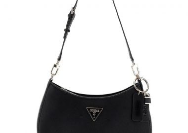 Guess μαύρη τσάντα ώμου Noelle ZG967218 - Guess - 