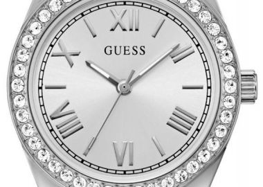 GUESS Mini Luna Crystals - GW0841L6, Silver case with Stainless Steel Bracelet - Guess - 