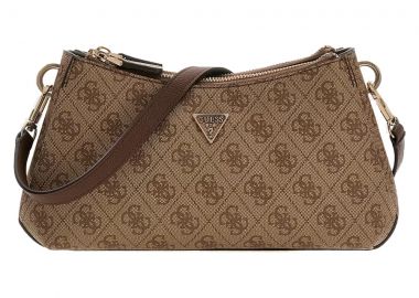 Guess μπεζ λατε τσάντα ώμου Noelle 4G Logo - Guess - 