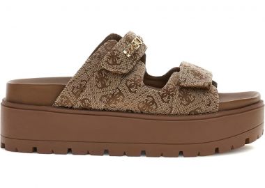 GUESS μπεζ latte σανδάλι Faxon - Guess - 