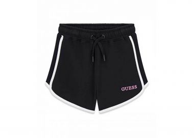 Guess παιδικό σορτς με logo print - J6RD00KAD74 Μαύρο - GUESS - 